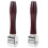 2Pcs Handheld Seam Roller Tool Coffee Wood Handle for Crafting 4