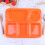 9Pcs Compartment Plate Anti-Fall Divided Dish Assorted Colors 10