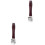 2Pcs Handheld Seam Roller Tool Coffee Wood Handle for Crafting 5