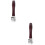 2Pcs Handheld Seam Roller Tool Coffee Wood Handle for Crafting 7