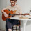 3Pcs Durable Adjustable Guitar Strap Beige for Electric Acoustic Use 2