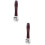 2Pcs Handheld Seam Roller Tool Coffee Wood Handle for Crafting 8