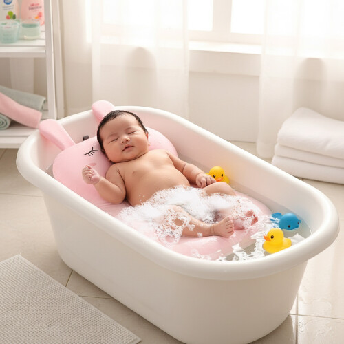 Floating Bunny Bath Pad for Babies 0-12M 1