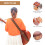 3Pcs Durable Adjustable Guitar Strap Beige for Electric Acoustic Use 7