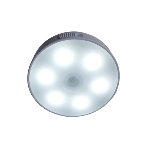 Νυχτερινό φως LED με αισθητήρα, λευκό & κίτρινο, 6 χάντρες, μαγνητικό