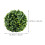 2Pcs Realistic Green Artificial Topiary Balls Plastic Hanging Decor 8