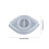 2Pcs White DIY Candleholder Mold Silicone Eye Shape for Epoxy Crafts 2
