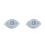 2Pcs White DIY Candleholder Mold Silicone Eye Shape for Epoxy Crafts 4
