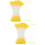 2Pcs Yellow Artificial Flower for DIY Craft Wedding Decor 7