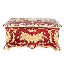 Decorative Trinket Box, Exquisite Vintage Design, Quality Movement for Birthday Woman Girl Gift