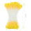 2Pcs Yellow Artificial Flower for DIY Craft Wedding Decor 8