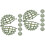 12Pcs Premium Plastic Topiary Cage Green Flower Arrangement Support 3