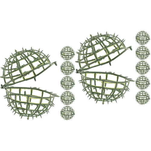 12Pcs Premium Plastic Topiary Cage Green Flower Arrangement Support 2