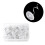 120pcs Twisted Twisting Nail Fixed Sheet Nails Transparent 10