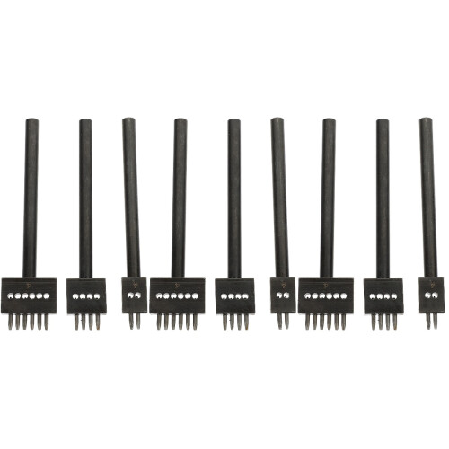 9Pcs Durable Hole Puncher for Belt and Craft Use 2
