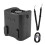 Ventilatore ricaricabile con clip da cintura, power bank e luce LED. 1
