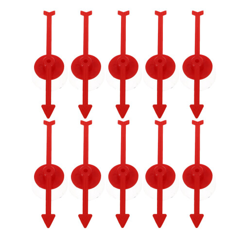 20Pcs Lightweight Plastic Arrow for Game Activities Red Color 1
