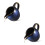 2Pièces Distributeur Céramique Bleu Bec Verseur 9