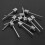 300Pcs Ball Inflation Needles Silver Durable Air Pump Inflating Tools 10