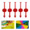 20Pcs Lightweight Plastic Arrow for Game Activities Red Color 9