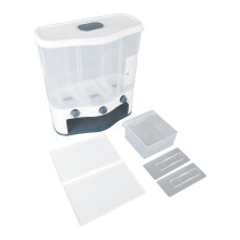 Spannmålsdoseringslåda med 3 fack, 6 l, PET