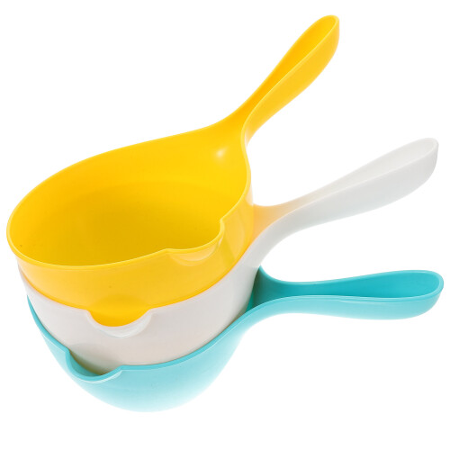 12Pcs Lightweight Plastic Water Ladle Dipper for Home Bathroom Use 2