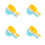12Pcs Lightweight Plastic Water Ladle Dipper for Home Bathroom Use 5