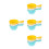 12Pcs Lightweight Plastic Water Ladle Dipper for Home Bathroom Use 8