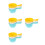 12Pcs Lightweight Plastic Water Ladle Dipper for Home Bathroom Use 9