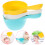 12Pcs Lightweight Plastic Water Ladle Dipper for Home Bathroom Use 10