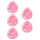 5Pièces Siège De Bain Gonflable Bébé En PVC Rose Confortable 10