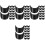 80Pcs Cycling Bike Sun Visor Black Resin Replacement 4