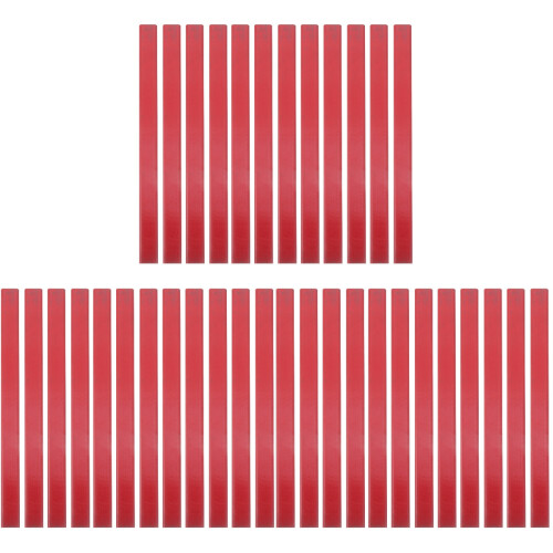60Pcs Red Carpenter Pencils Octagonal Wood Heavy Duty for Construction 2