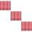 60Pcs Red Carpenter Pencils Octagonal Wood Heavy Duty for Construction 9