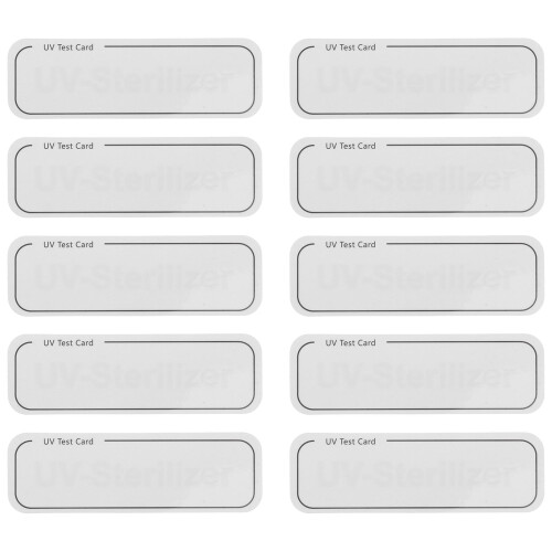 20Pcs Uv Intensity Indicator Cards PVC Material for Outdoor Uv Testing 2