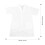 Weiße Kurzarm Pflegeservice-Uniform Polyester Für Damen 2