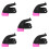 5Sets Universal Rubber Inline Skate Brake Pad for Roller Skates Black 8