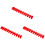3Pcs Table Football Score Counters Red Plastic Multifunctional Keepers 4