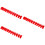 3Pcs Table Football Score Counters Red Plastic Multifunctional Keepers 8