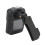 Câmera de alta resolução com lente grande angular e bateria de longa duração. Microfone integrado. Visor LCD para fácil operação. Design com 5