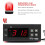 Mini Digital Temperature Controller With Sensor Water Resistant Cable Alarm Function Refrigerating Control Output Delay Two Work Mode For Pet 7