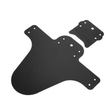 Mountain Bike Front & Rear Mudguards Set, Black, 26.5 x 22cm