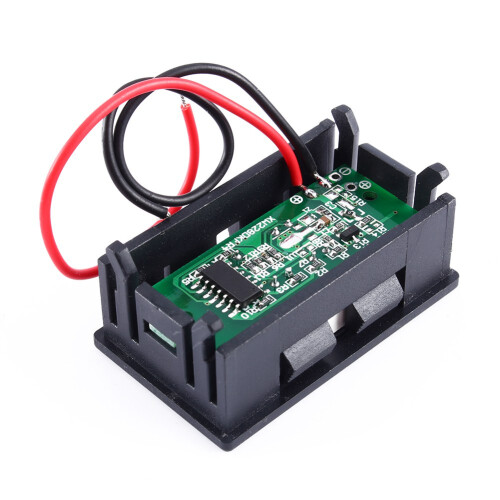 12V Lead Acid Battery Capacity LED Tester Meter with Shell and Panel Mount 2