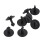 5 Size 60Pcs Car Engine Under Tray Clips Kit 6