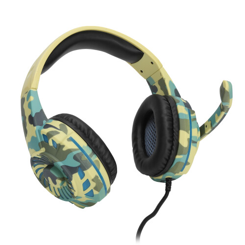 Comfortable & Humanized Design Gaming Headset, Ergonomic Design with LED Light and Full Angle Adjustable Mic for Seamless Multi-Platform Compatibility 2