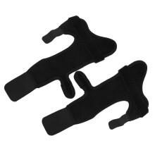 2pcs Black Toe Separator Bunion Corrector for Foot Pain Relief