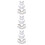 15Pcs White Plastic Sceptre Wing DIY Accessory for Handmade Decor 3