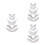 15Pcs White Plastic Sceptre Wing DIY Accessory for Handmade Decor 10