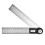 Battery Operated Digital Angle Finder360Degree Rotation Protractor With Locking Function Stainless Steel Ruler High Accuracy Measuring Range Zero 7