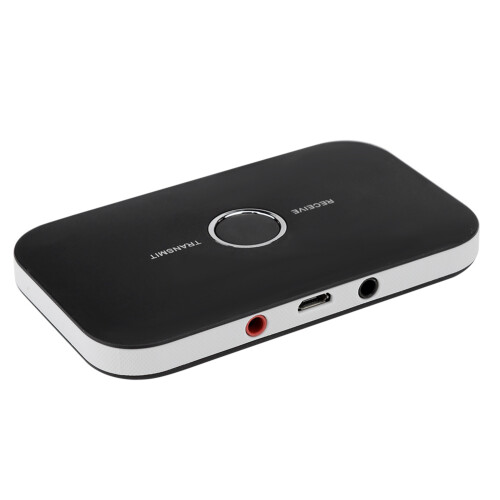 Enhanced Audio Transmission Seamless Streaming Wireless Aux Bluetooth Adapter2In1Bluetooth Adapter Bluetooth Audio Transmitter Receiver HD Audio 1